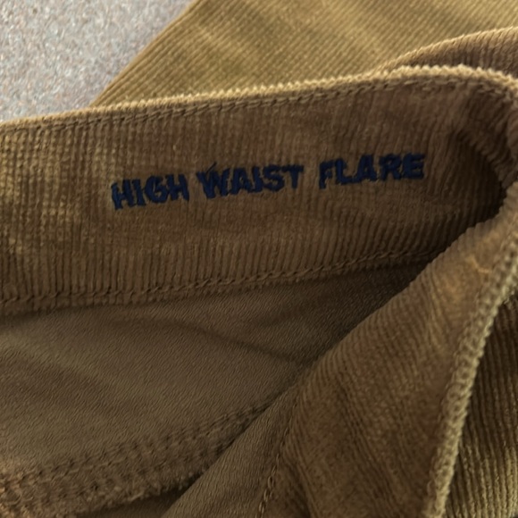 Juniors high waisted flared cords - Picture 4 of 4
